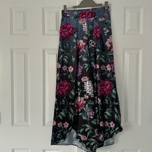 Victoria's Secret Floral Pajama Split Leg Pants Bottoms, size S/P